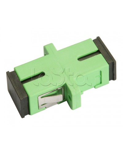 Соединитель проходной SC/APC-SC/APC, SM(для одномодового кабеля), simplex Cabeus SC/APC-SM в Махачкале Проходные адаптеры и розетки оптические Pintop.ru