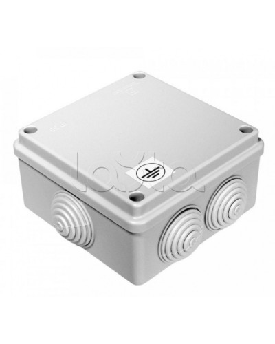 Коробка уравнивания потенциалов (КУП) для открытой установки 100х100х50 (60шт/кор) Промрукав (40-0300-У) в Махачкале Распределительные коробки Pintop.ru