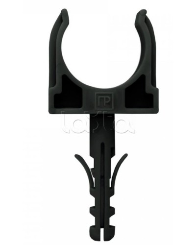 Крепеж-клипса с дюбелем черная д16 в малой упаковке (10шт/900шт уп/кор) Промрукав (PR13.0303) в Махачкале Крепеж: Дюбели, шурупы, саморезы Pintop.ru