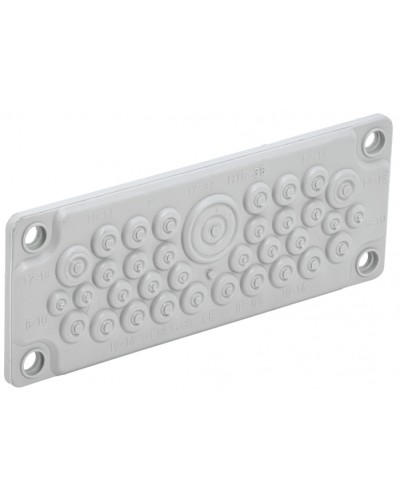 TITAN Ввод кабельный мембр. 35 отв. d=7-32мм IP65 серый IEK (TI-00D-MC-035-65) в Махачкале Аксессуары для стоек и шкафов Pintop.ru