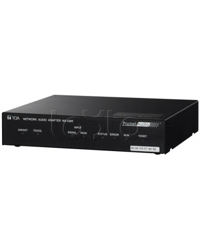 Шлюз передачи аудио, управляющих сигналов через сеть TOA NX-100S W в Махачкале Системы оповещения и трансляции TOA Pintop.ru
