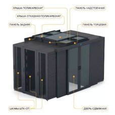 Крыша поликарбонат 800 × 900 для шкафа ШТК-СП-×.8.× ЦМО ЦОД-СП-КП-800.900-9005