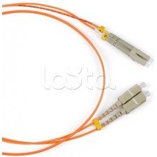 Патч-корд оптический LANMASTER LAN-SC-FC/OM2-0.5