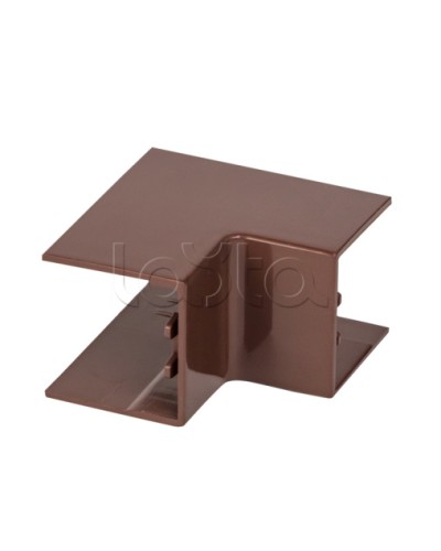 Угол внутренний (25х25) (4 шт) темное дерево EKF-Plast (ibd-25-25x4) в Махачкале Аксессуары для кабель-канала Pintop.ru