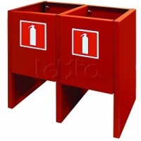 Подставка ПОЖТЕХНИКА Подставка под 2 огнетушителя ПРЕСТИЖ-К