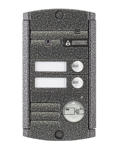 Видеопанель вызывная накладная цветная на 2 абонента с Proxy-считывателем Activision AVP-452 Proxy (PAL, антик) в Махачкале Вызывные видеопанели малоабонентные Pintop.ru