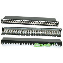 Патч-панель Hyperline PP2-19-24-8P8C-C6A-SH-110D