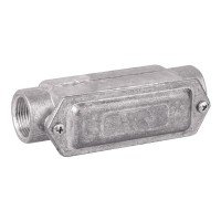 Коробка протяжная алюминиевая 2 ввода 180 градусов М40х1.5 IP55 171х62х71мм DKC (6030-40)