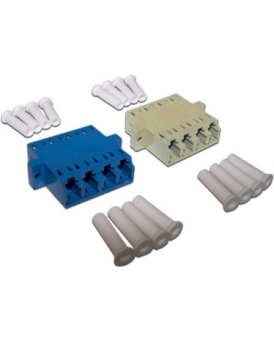 Адаптер оптический LC, OM3 корпус SC, квадро LANMASTER LAN-4LC/S-AM-OM3 в Махачкале Коннекторы Pintop.ru