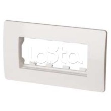 Каркас в сборе с рамкой под 4 модуля VIVA (для монтажа ЭУИ в коробки код 10143) DKC 10245