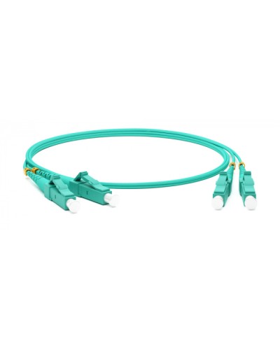 Патч-корд волоконно-оптический MM50/125 LC-LC duplex LSZH 30 м Hyperline FC-D2-503-LC/PR-LC/PR-H-30M-LSZH-AQ в Махачкале Патч-корды оптические Pintop.ru