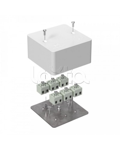 Коробка огнест для кабель-канала 40-0460-FR2.5-12 Е15-Е60 (латунь) 85х85х45 Промрукав (40-0460-FR2.5-12-Е60) в Махачкале Распределительные коробки Pintop.ru