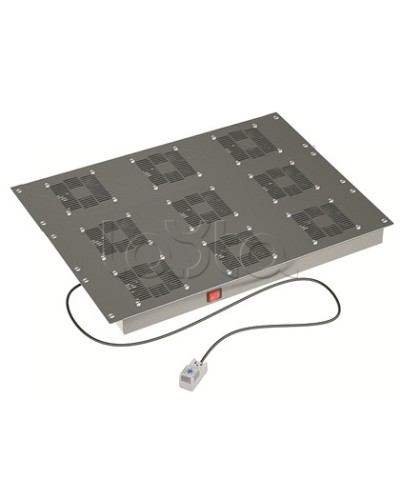 Потолочный вентиляторный модуль, с термостатом 9 вент. для крыши Ш=800мм DKC R5VSIT8009FT в Махачкале Вентиляторные модули Pintop.ru