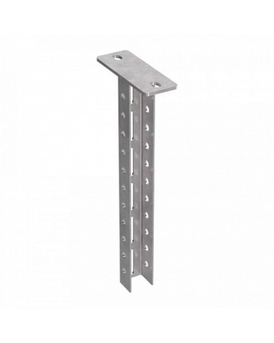 Стойка потолочная для средних нагрузок 35х30х400 пятка 120х44 Промрукав (PR08.5089) в Махачкале Аксессуары для лотков Pintop.ru