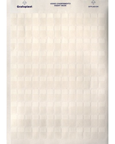 Табличка маркировочная 20х10мм. Полиэстер. Белая DKC (SITFP1020W) в Махачкале Аксессуары для лотков Pintop.ru