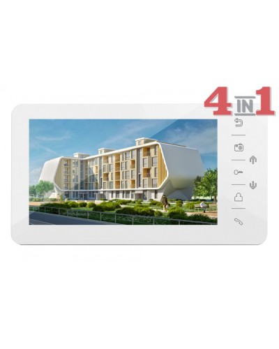 Монитор цветного видеодомофона Tantos Prime HD (White) VZ в Махачкале Абонентские видеоустройства Pintop.ru