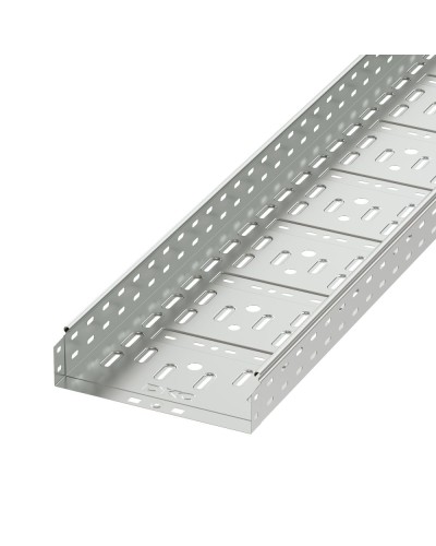 Лоток перфорированный 300х100 L 2000, горячеоцинкованный DKC 35334HDZ в Махачкале Кабельные лотки Pintop.ru