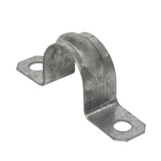 Скоба металлическая двухлапковая d21-22 мм (10 шт) EKF PROxima (sm-2-21-22-r)