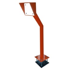 Стойка для считывателя Аякс 150х250 мм, оранжевая, Базовая, наклонная