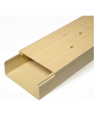 Кабель-канал сосна 2-й замок 100х40 (24м/уп) Промрукав (PR.025453) в Махачкале Кабель-канал Pintop.ru