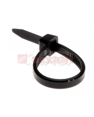Хомут-стяжка нейлоновый 2.5х80 мм чёрный (100шт/уп) REXANT 07-0081 в Махачкале Стяжки-хомуты Pintop.ru