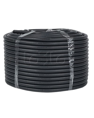 Труба гофр. негорючая безгалогеновая FRHF с протяжкой d16 мм (100 м) черная EKF-Plast (FRHF-16) в Махачкале Труба гофрированная Pintop.ru