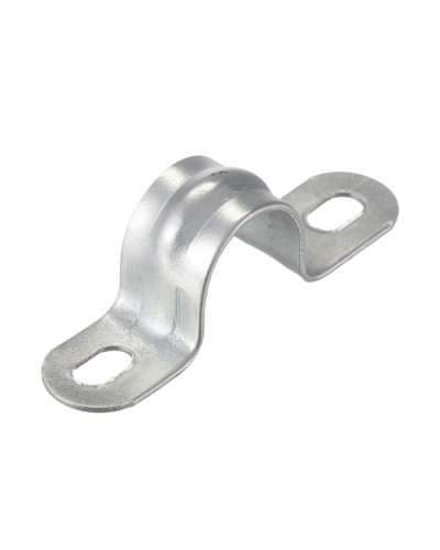 Скоба оцинк. с двумя отверстиями, для трубы D14мм(5шт) Экопласт (43614-5) - Скоба оцинкованная с двумя отверстиями, для трубы D14мм(5шт) Экопласт в Махачкале Держатели, клипсы, скобы Pintop.ru