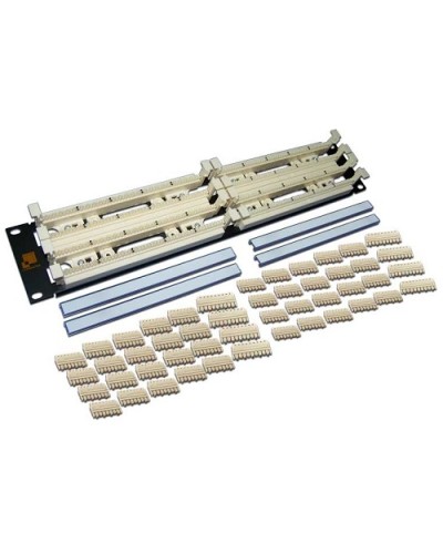 Панель кроссовая 110 типа, 200 пар, 19, 2U LANMASTER LAN-RS110-200FT в Махачкале Кроссовое оборудование тип 110 Pintop.ru