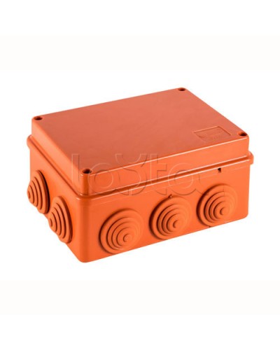 JBS150 Коробка огн. E110, о/п 150х110х70мм, без галогена, 10 вых., IP55, 5P, (0,15-2,5 мм2), цвет оранж. Экопласт (43099HF) в Махачкале Коробки (ОКЛ) Экопласт Pintop.ru
