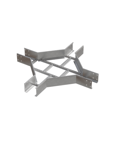 Х-разветвитель лестничный 150х200х2,0 мм HD85 N КМ-профиль (LXD150-200-2.0 HD85 N) в Махачкале Аксессуары для лотков Pintop.ru