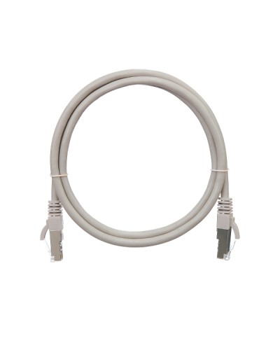 Шнур коммутационный 2хRJ45/8P8C F/UTP кат.5е (1 м) NIKOMAX (NMC-PC4SD55B-010-GY) в Махачкале Патчкорды (медные) Pintop.ru