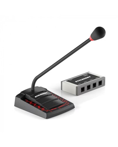 Пульт громкого оповещения STELBERRY F-742 в Махачкале Микрофонные консоли и микрофоны Pintop.ru