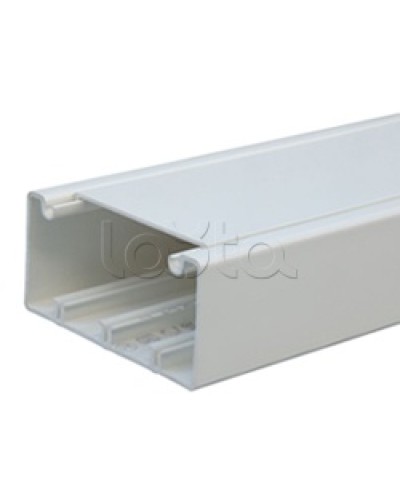 Короб с крышкой 100x55 (Крышка=80мм), 1шт=2м Экопласт 76002-2 Экопласт 76002-2 в Махачкале Кабель-канал Pintop.ru