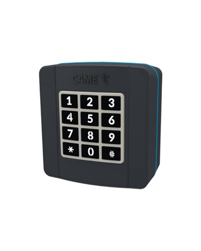 Проводная накладная кодонаборная клавиатура Came 806SL-0280 - SELT1BDG, подключаемая к шине CXN, 12 кнопок, синяя подсветка, RAL7024 в Махачкале Запчасти для шлагбаумов и автоматики Pintop.ru