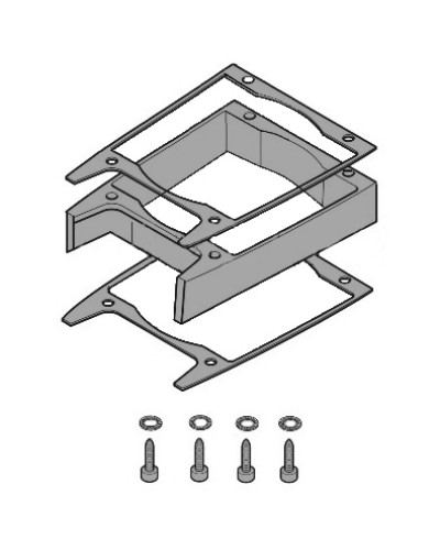 Удлинитель кожуха электродвигателя C-BXK, C-BXEK Came 119RICX043 в Махачкале Запчасти для шлагбаумов и автоматики Pintop.ru