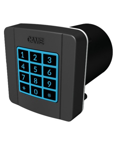 Клавиатура кодонаборная накладная, 12 кнопок, синяя подсветка Came 806SL-0150 в Махачкале Запчасти для шлагбаумов и автоматики Pintop.ru