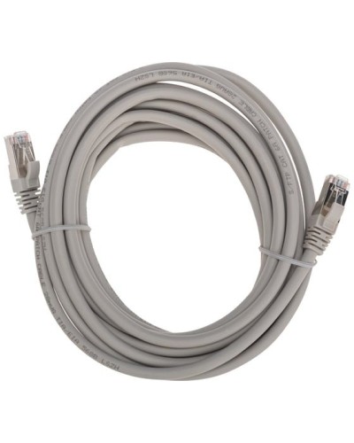 Патч-корд S/FTP, CAT 6A (10G), RJ45-RJ45, 28AWG, LSZH, серый, 5м REXANT 02-0390-5 в Махачкале Патчкорды (медные) Pintop.ru