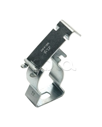 Держатель с крышкой D32, оцинкованная сталь DKC (6044-A32) в Махачкале Держатели, клипсы, скобы Pintop.ru