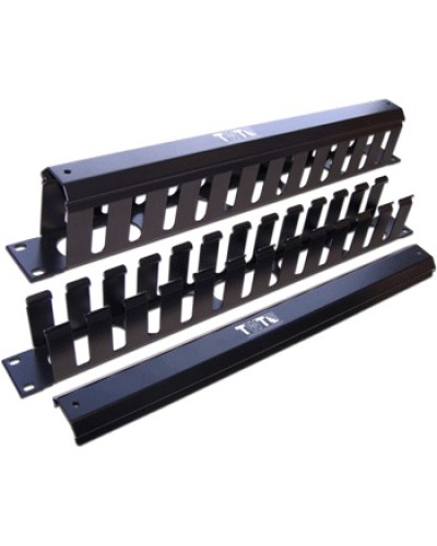 Органайзер кабельный горизонтальный 19 c крышкой, 2U TWT TWT-ORG/CV-2U в Махачкале Кабельные органайзеры Pintop.ru
