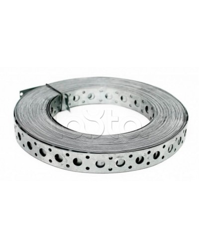 Лента монтажная перфорированная прямая для прямого монтажа ЛМП 12х0,55 (25 м.) Промрукав (PR08.3830) в Махачкале Стяжки-хомуты Pintop.ru