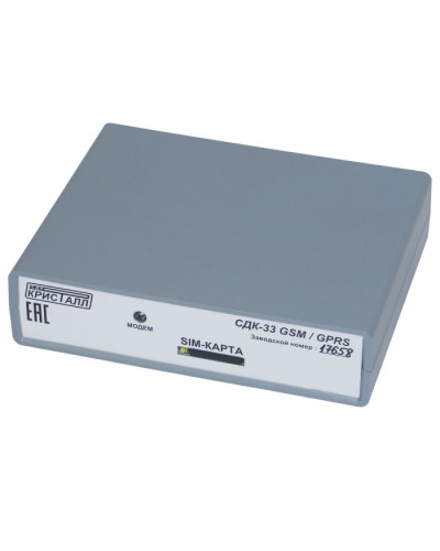 Блок сопряжения Кристалл СДК-33 GSM/GPRS в Махачкале Дополнительное оборудование для ОПС Pintop.ru