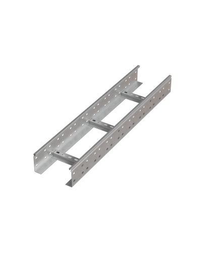 Лоток лестничный 100х200х1,2 L2000 мм HD85 N КМ-профиль (LL100-200-1.2-2000 HD85 N) в Махачкале Кабельные лотки Pintop.ru