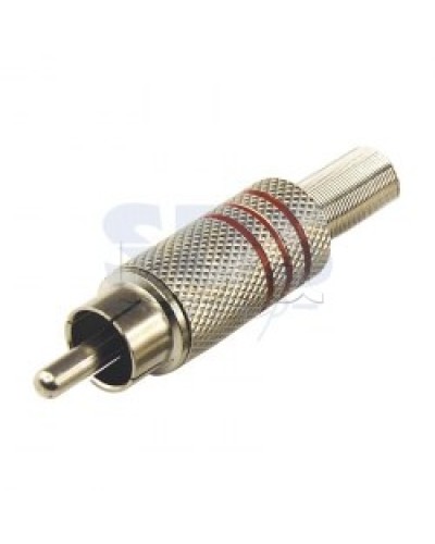 Разъем штекер RCA Металл под винт Черные/Красные (100шт/уп) REXANT 14-0410 в Махачкале Коннекторы Pintop.ru