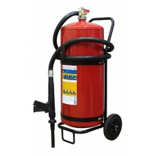 Огнетушитель ПОЖТЕХНИКА ОВП-50(з) МИГ зимний (ФторПАВ) на съемн.тележке с перекр. стволом (баллон 62,5 л, ОТВ 50 л)