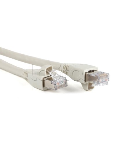 Патч-корд RJ45-RJ45, 4 пары, STP, кат.6a, LSZH (2м) Hyperline PC-LPM-STP-RJ45-RJ45-C6a-2M-LSZH-GY в Махачкале Патчкорды (медные) Pintop.ru