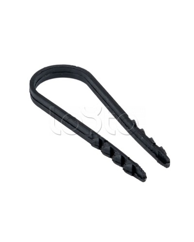 Дюбель-хомут для круглого кабеля (19-25мм) черный (50шт.) EKF PROxima (plc-ncs50-19x25b) в Махачкале Крепеж: Дюбели, шурупы, саморезы Pintop.ru