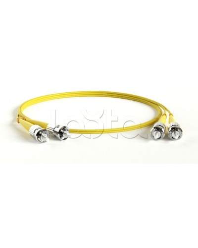 Патч-корд волоконно-оптический Hyperline FC-D2-9-ST/UR-ST/UR-H-3M-LSZH-YL в Махачкале Патч-корды оптические Pintop.ru