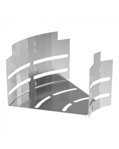 Угол горизонтальный изменяемый 0-45 градусов Стандарт INOX (AISI 304) 150х100 Промрукав (PR16.3589) в Махачкале Аксессуары для лотков Pintop.ru