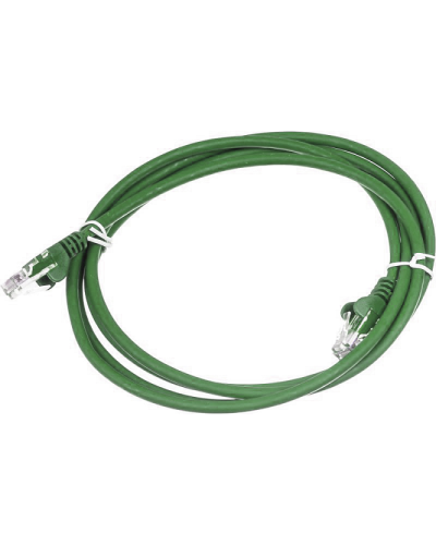 Патч-корд RJ45 - RJ45, 4 пары, UTP, категория 6, 2 м, зеленый, LSZH LANMASTER LAN-PC45/U6-2.0-GN в Махачкале Патч-корды и пигтейлы Pintop.ru