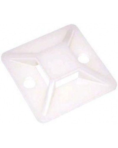 Площадка самоклеящаяся под стяжку, 25х25 мм, белая (100шт.уп) TWT-CV-ATM25 в Махачкале Коммутационные изделия Pintop.ru